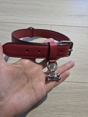 COACH leather Dog Collar
